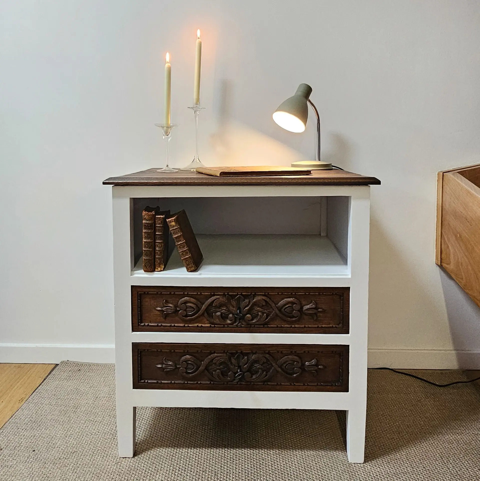 Commode rénovée peinte en Casement et SFO Capuccinno Fusion Mineral Paint