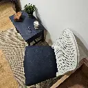 chaise midnight blue et raw silk fusion mineral paint l_atelier d_ama2.webp