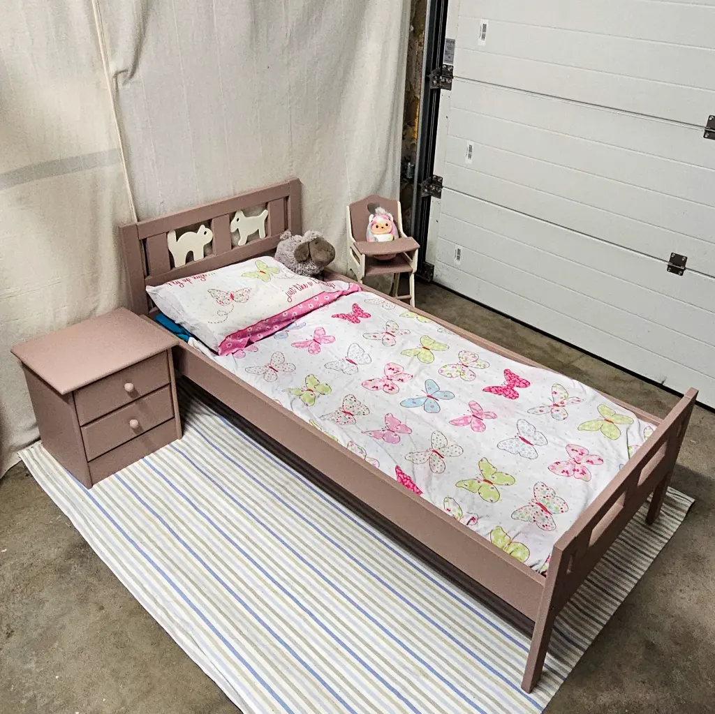 Lit ikea Damask Fusion Mineral Paint l'atelier d'ama.webp