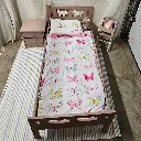 Lit ikea Damask Fusion Mineral Paint l'atelier d'ama 2.webp