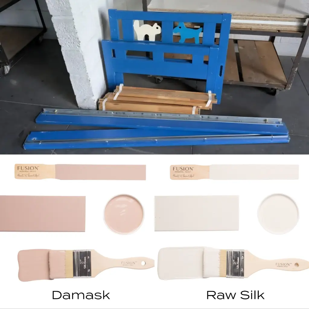 Lit ikea Damask Fusion Mineral Paint l'atelier d'ama 8.webp