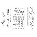 Small decor transfer - Scripture