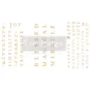 Petit transfert décoratif - Powerfull Words