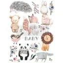 Redesign transfert décoratif - Hello Baby