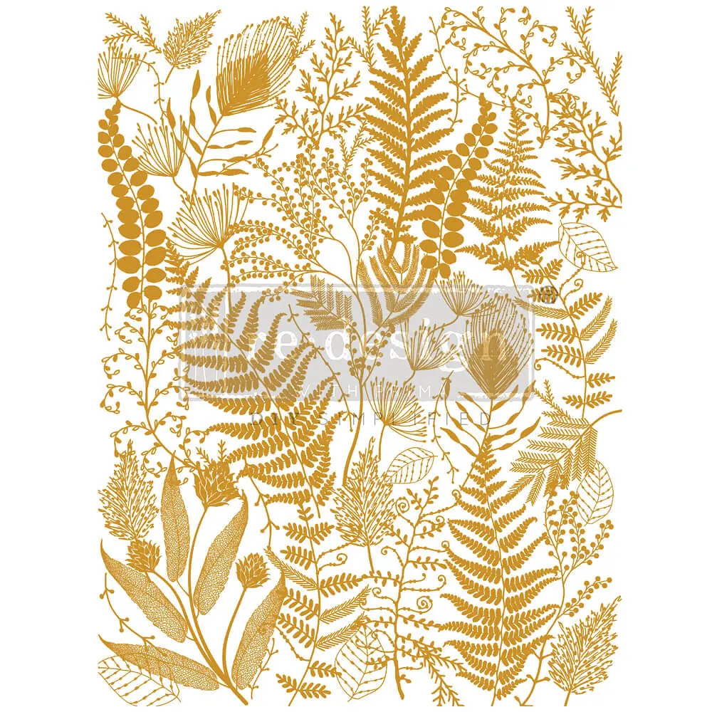 Redesign transfert décoratif - Foliage Finesse