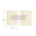 Medium A4 decor transfer Vinyard Elegance