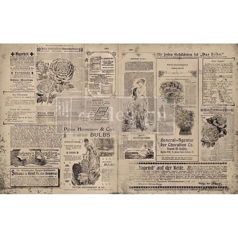 Redesign papier de découpage - Newsprint