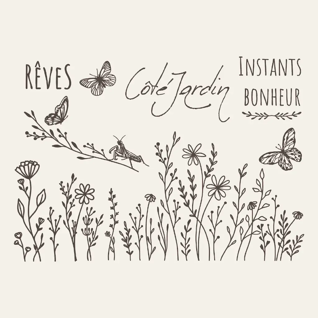 Amatxi - Transfert A4 - Poet's Garden