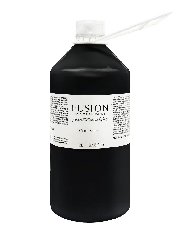 Fusion Mineral Paint - Coal black 2 litres