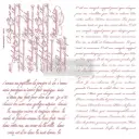 Redesign - tampon acrylique transparent - Vintage Script