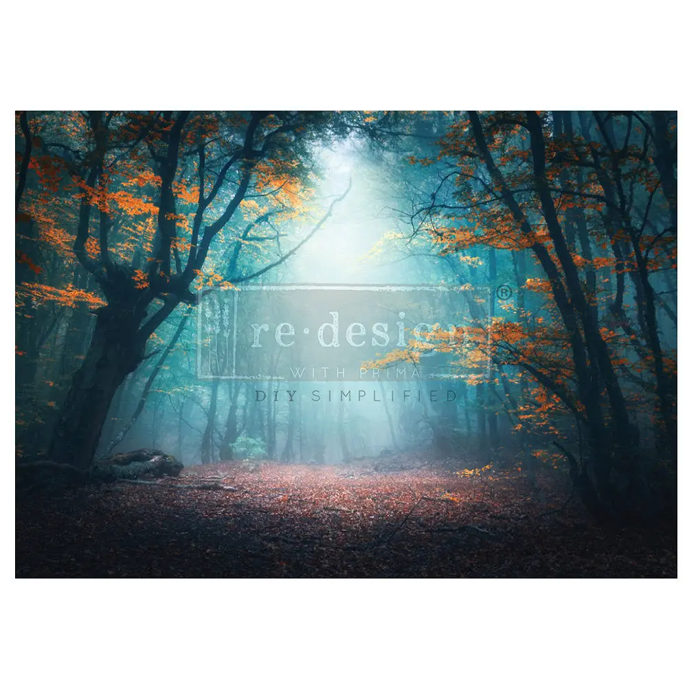Redesign papier de découpage A1 - Luminous Woodscape