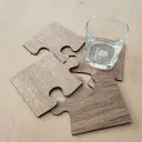 Sous-verres décorés puzzle