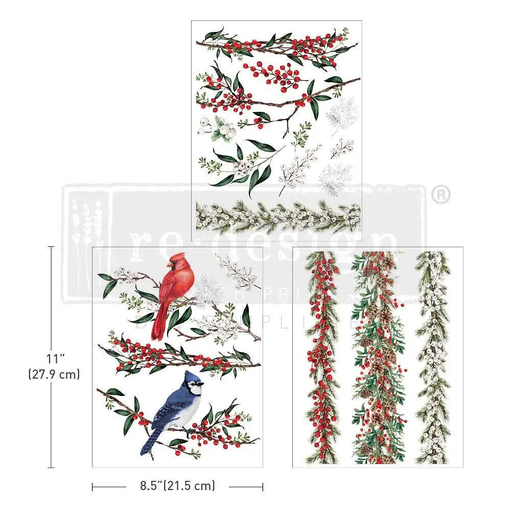 Redesign transfert pelliculable - Winterberry