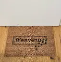 Tapis en Coco gravé au laser (Bienvenue)