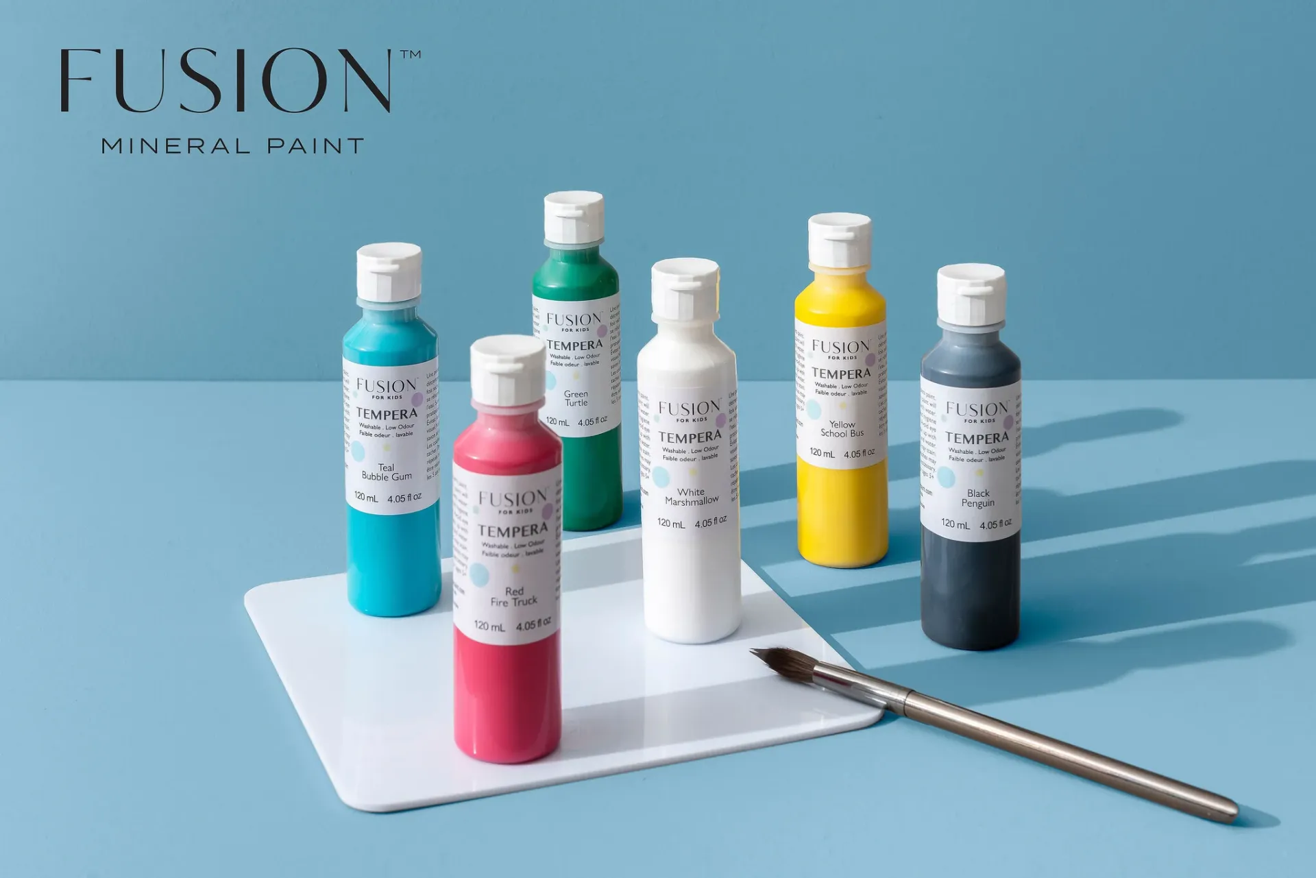 Peinture Fusion Tempera Kids - lot de 6