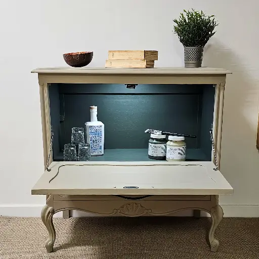 Meuble bar avec lampe intégré 
