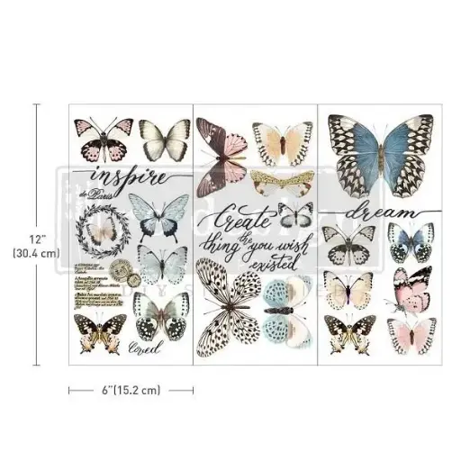 Petit transfert décoratif - Papillon Collection