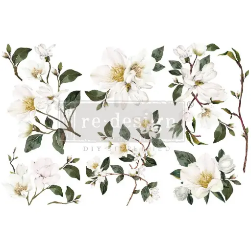 Small decor transfer - White Magnolia