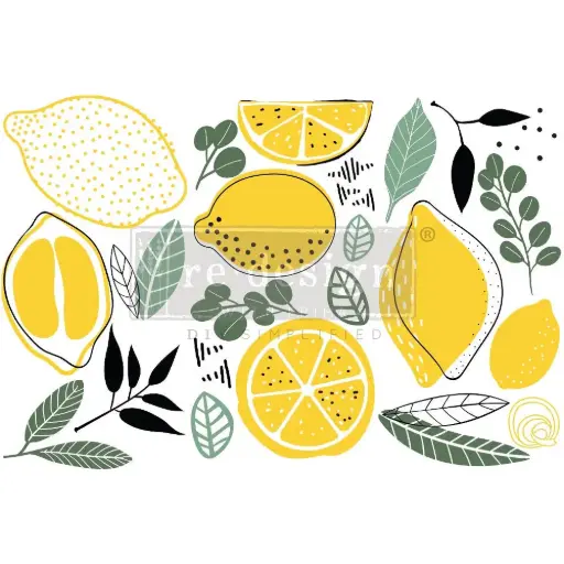 Petit transfert décoratif - Lemon