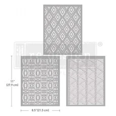 Medium A4 decor transfer Woven with Love 