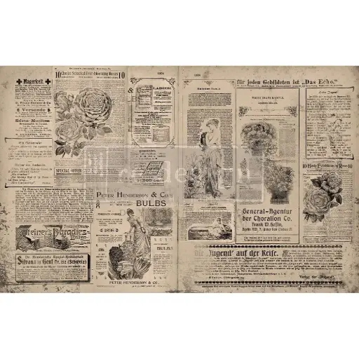 Redesign papier de découpage - Newsprint
