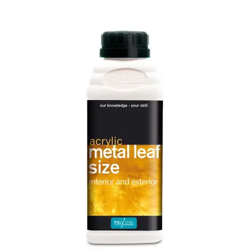 Polyvine - Colle acrylique pour feuille d'or 500ml - metal leaf size