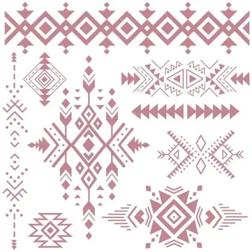 Redesign - tampon acrylique transparent - Tribal Prints