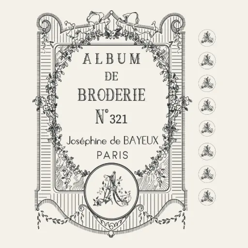 Amatxi transfert pelliculable - Album de Broderie